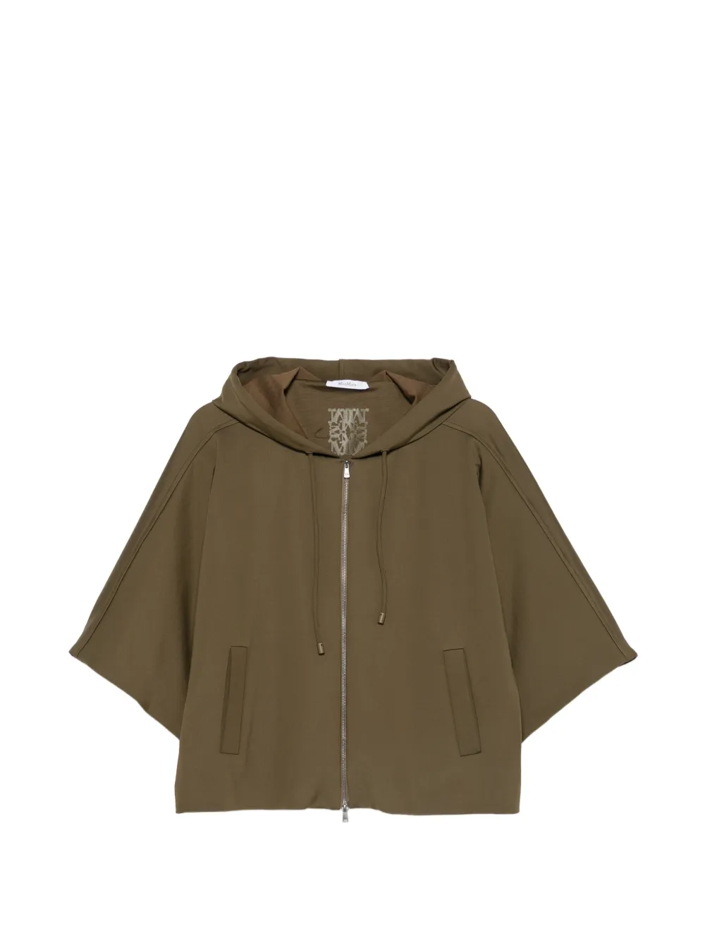 Max Mara Giacca Fidato con cappuccio - Verde