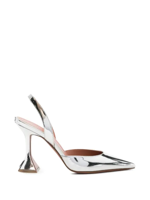 Amina Muaddi Hollis slingback pumps
