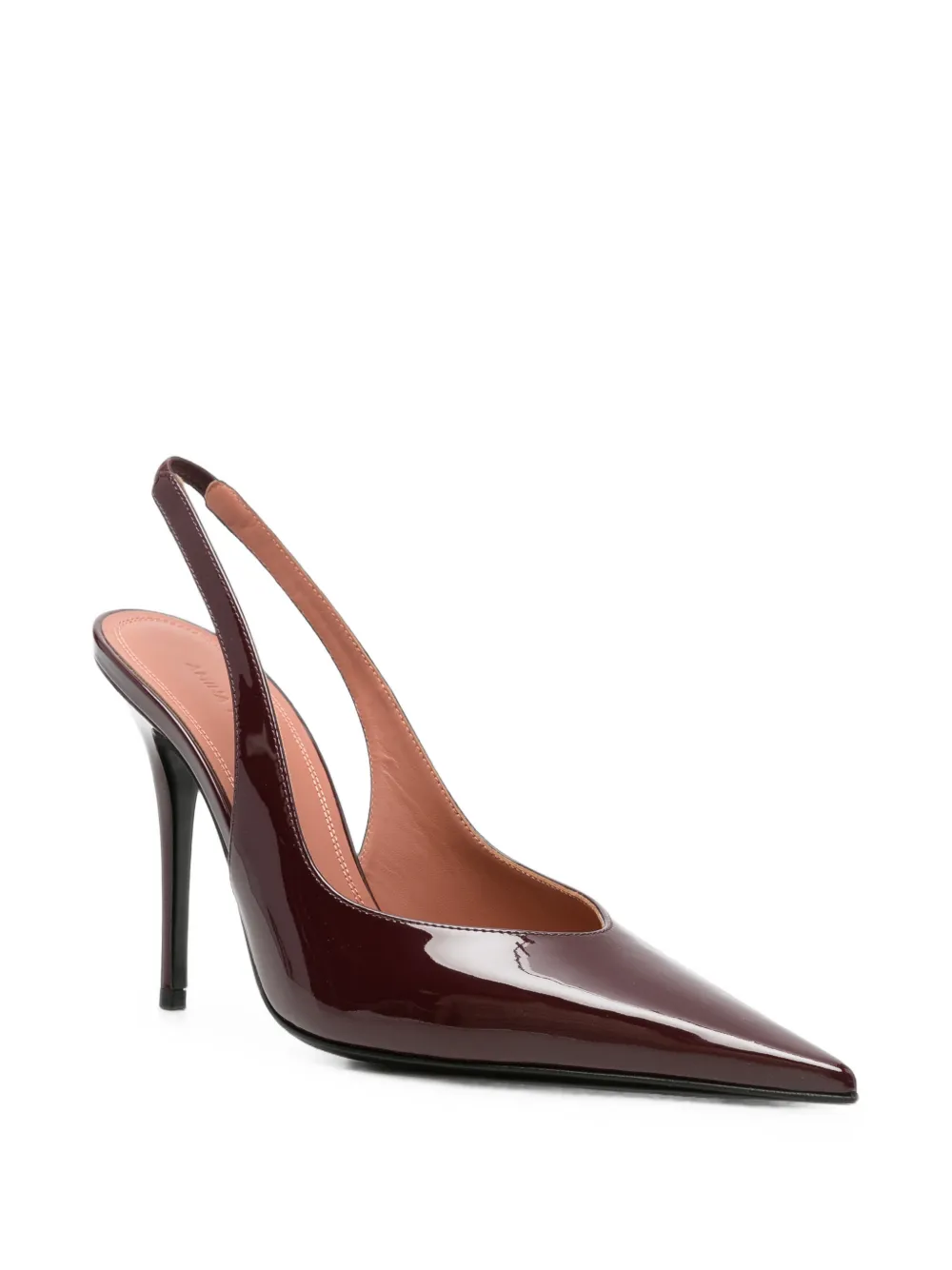 Amina Muaddi Anok slingback pumps Rood
