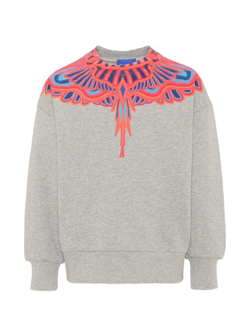 COUNTY OF MILAN wings-print sweatshirt - Grigio