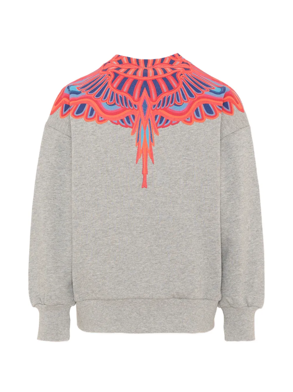 COUNTY OF MILAN Sweater met vleugelprint Grijs