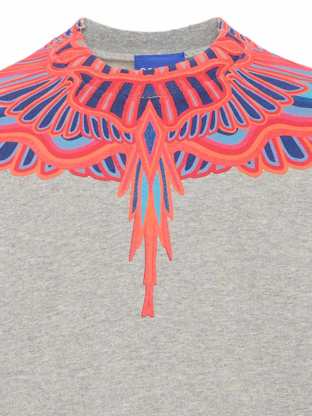 COUNTY OF MILAN Sweater met vleugelprint Grijs