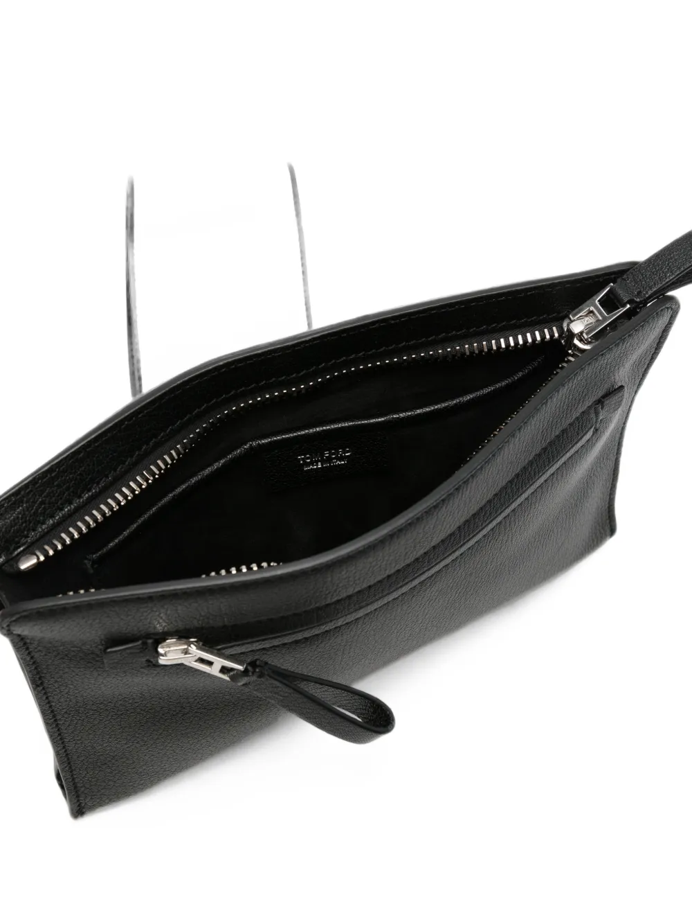 TOM FORD Leren clutch Zwart