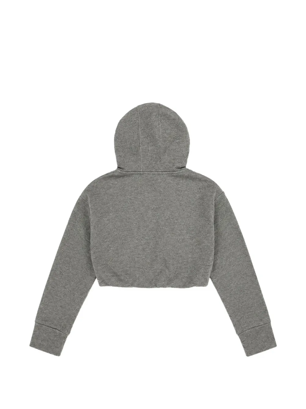 Miss Grant Kids Cropped hoodie met trekkoord Grijs
