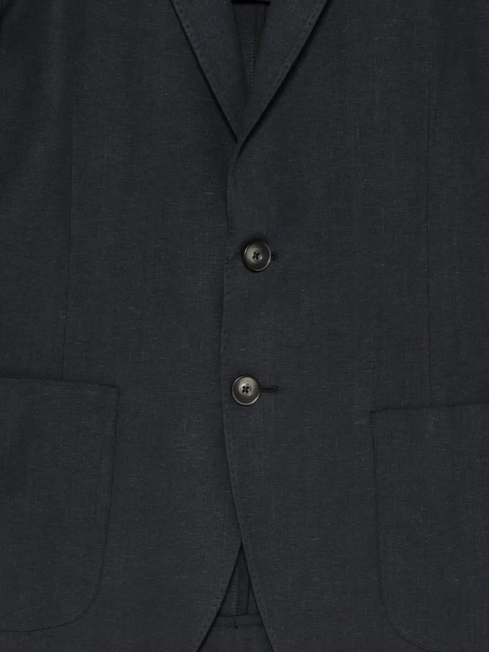 Herno Blazer met enkele rij knopen Blauw
