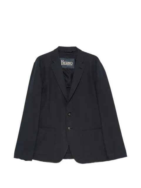 Herno blazer à simple boutonnage