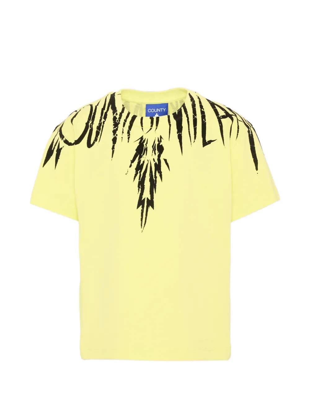 COUNTY OF MILAN T-shirt con stampa grafica - Giallo