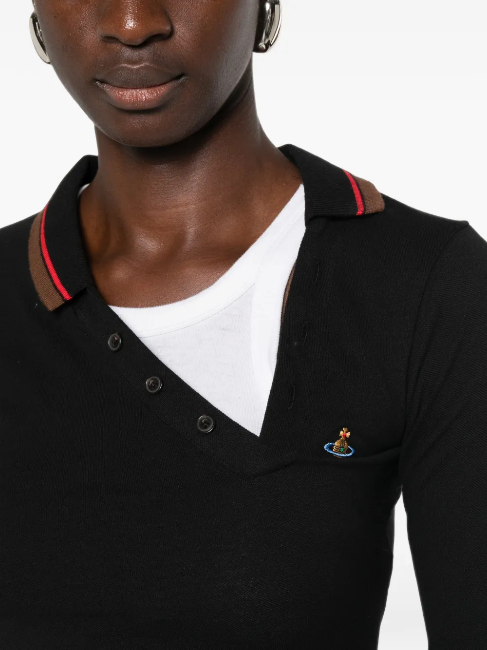 Vivienne Westwood Asymmetrische top Zwart