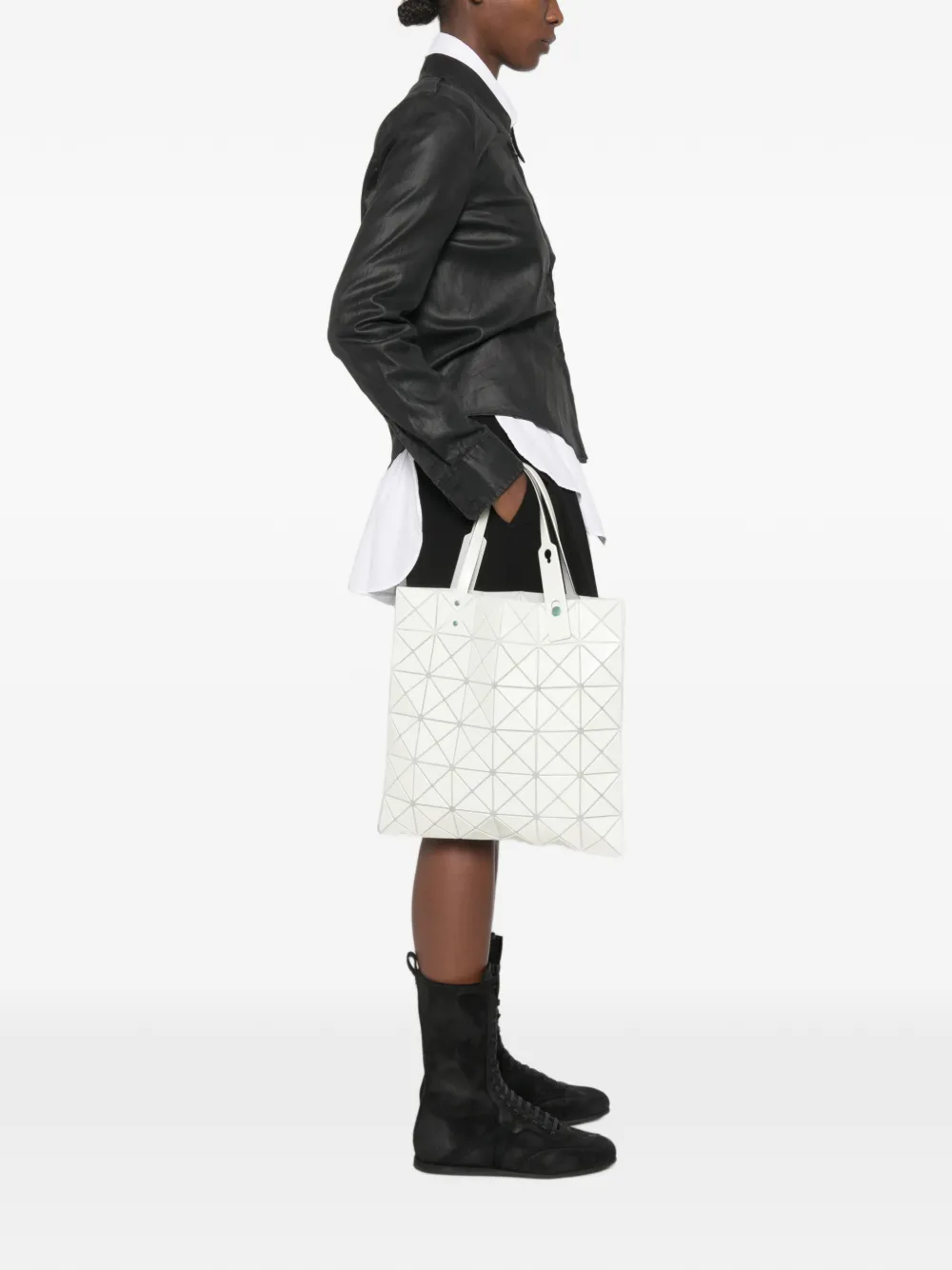 Bao Issey Miyake Lucent geometrische shopper Wit