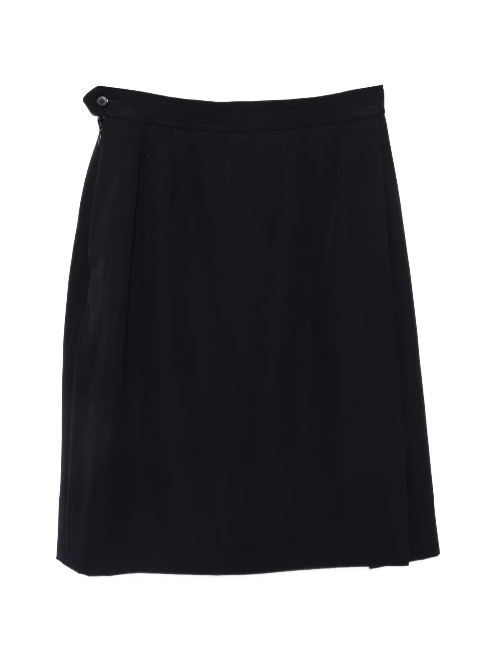 Saint Laurent Pre-Owned Gonna con bottoni anni '80 - Nero