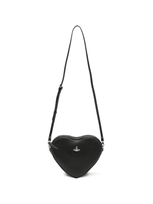 Vivienne Westwood Alexa Heart Bag in Black