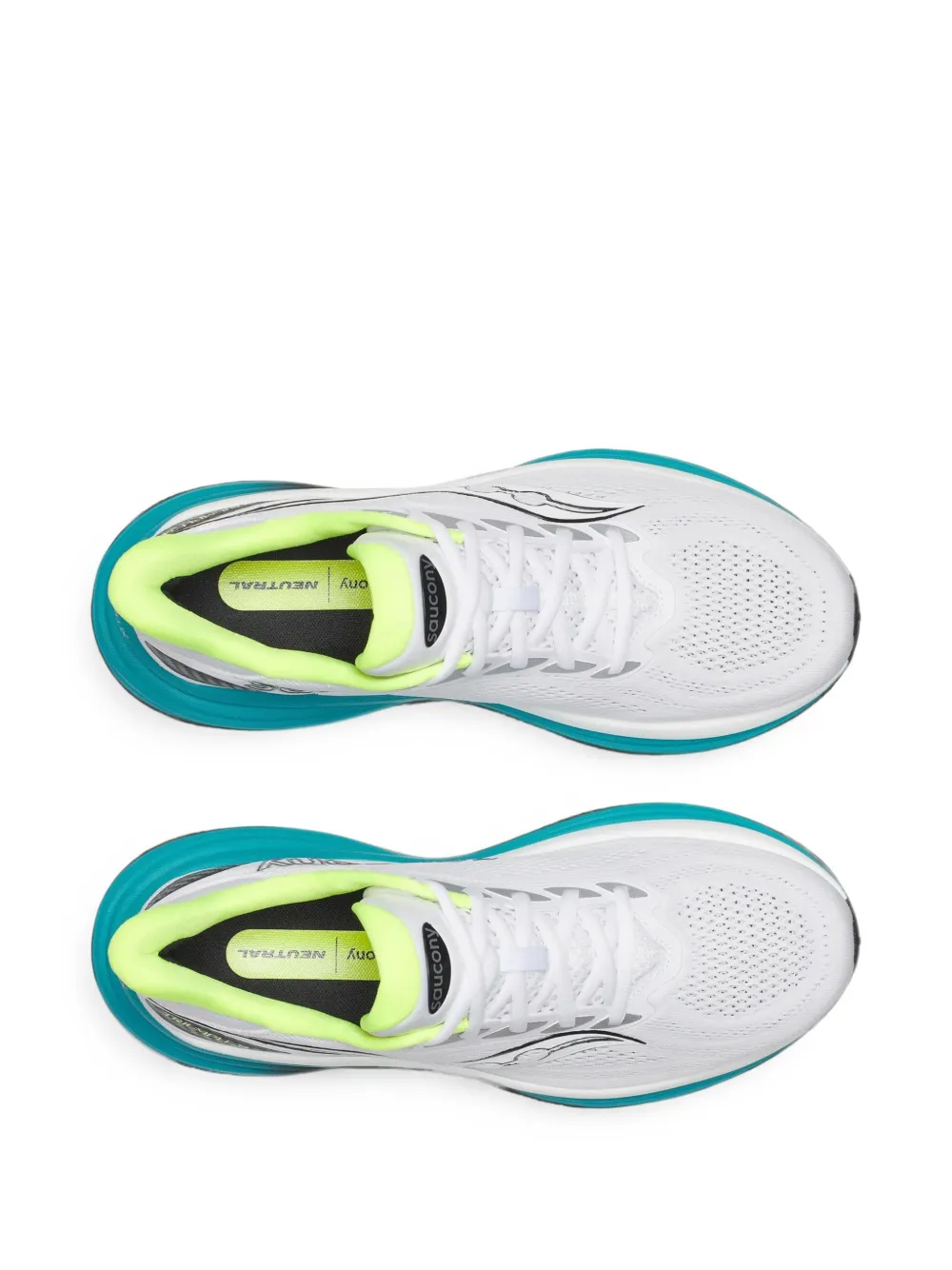 Saucony Triumph 24 mesh-panel sneakers Wit