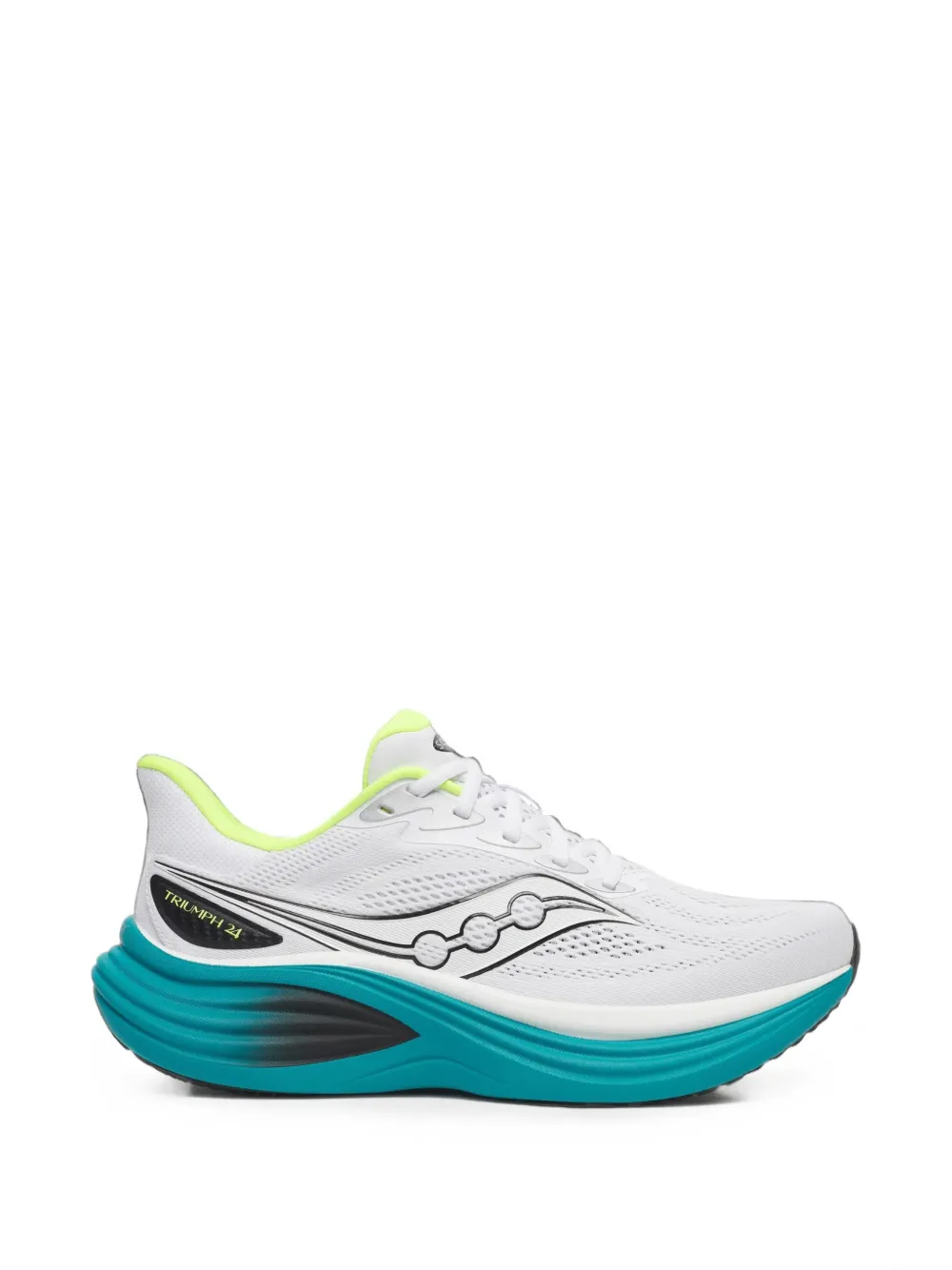 Saucony Triumph 24 mesh-panel sneakers Wit