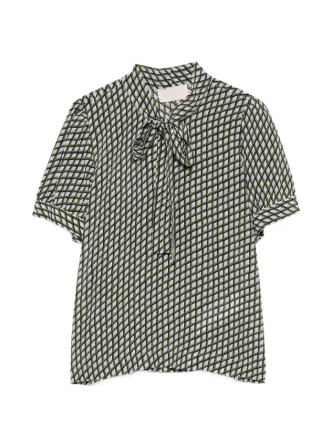 I BLUES blusa con estampado geométrico