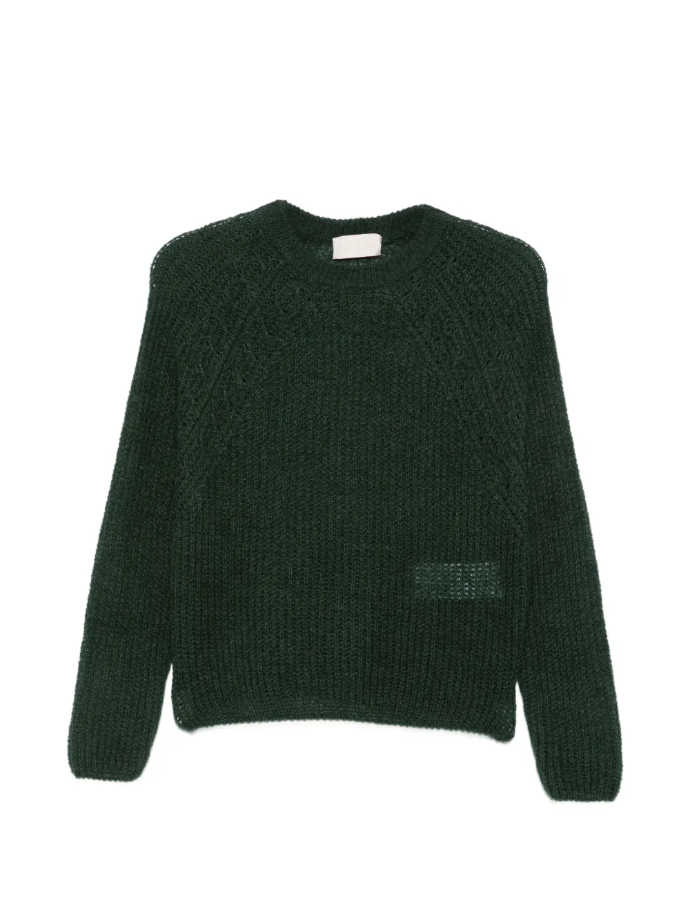 I BLUES raglan-sleeve chunky-knit sweater