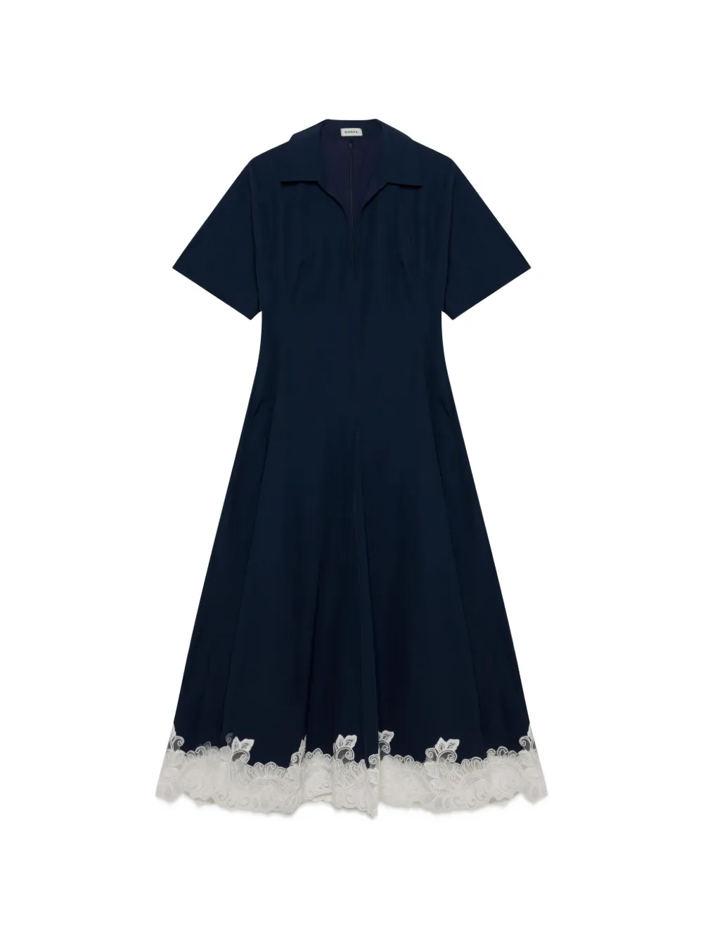 SIMKHAI Nerris lace-trim midi dress