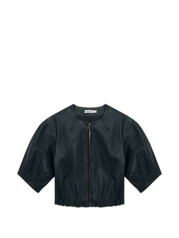 Simkhai Austyn Short-sleeve Jacket in Black