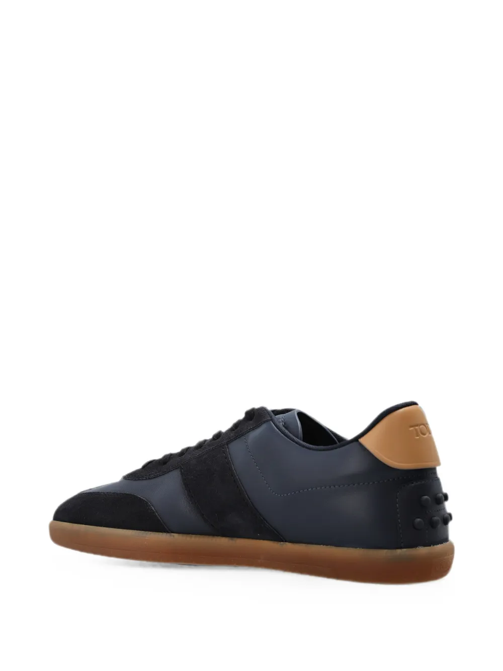 Tod's panelled leather sneakers Blauw