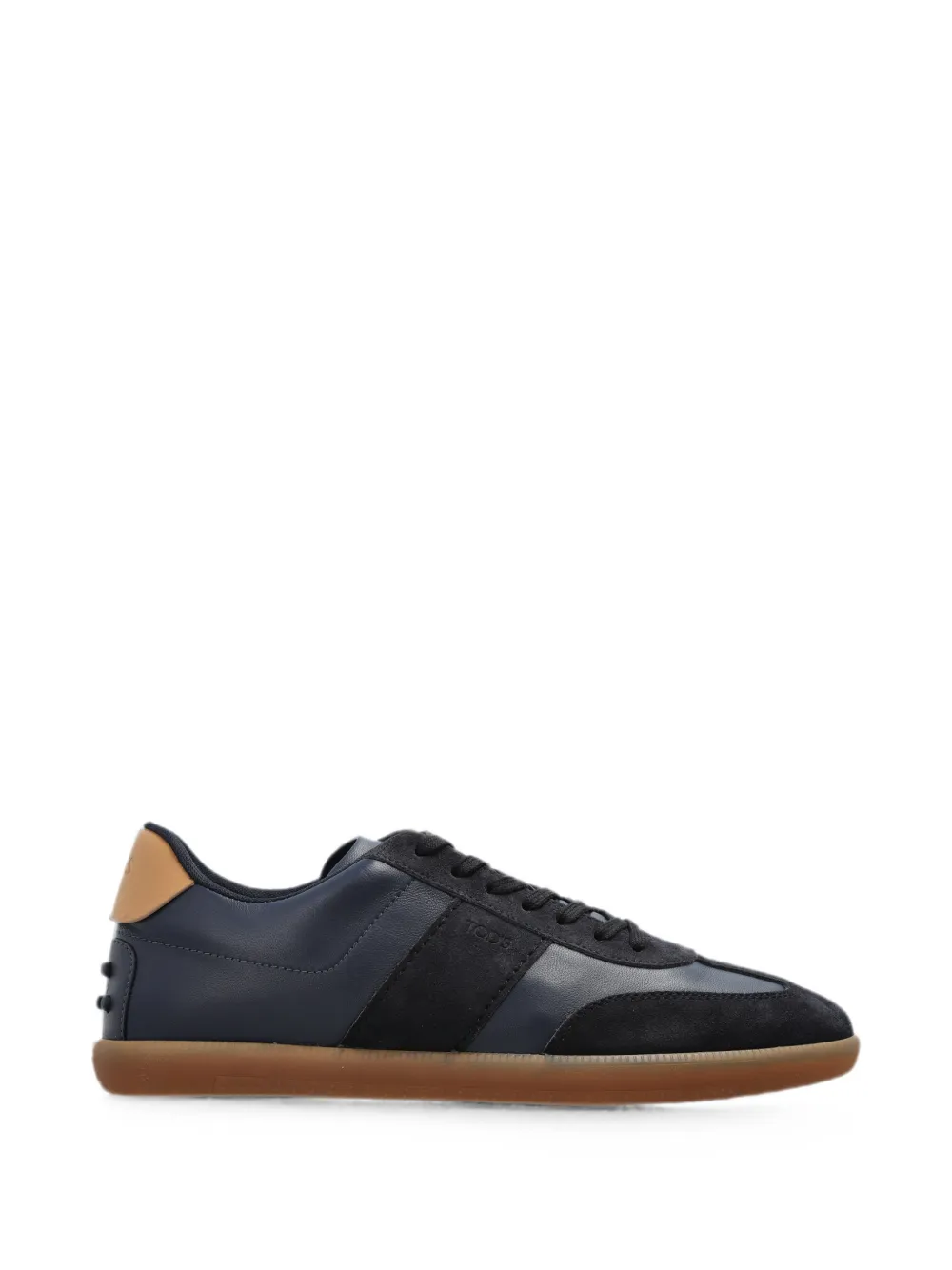 Tod's panelled leather sneakers Blauw