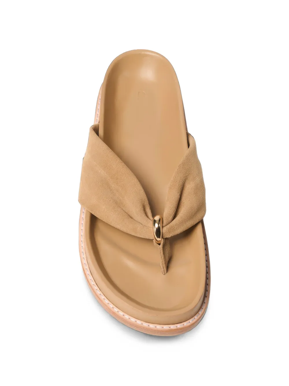 SIMKHAI Stella suede sport sandals Beige