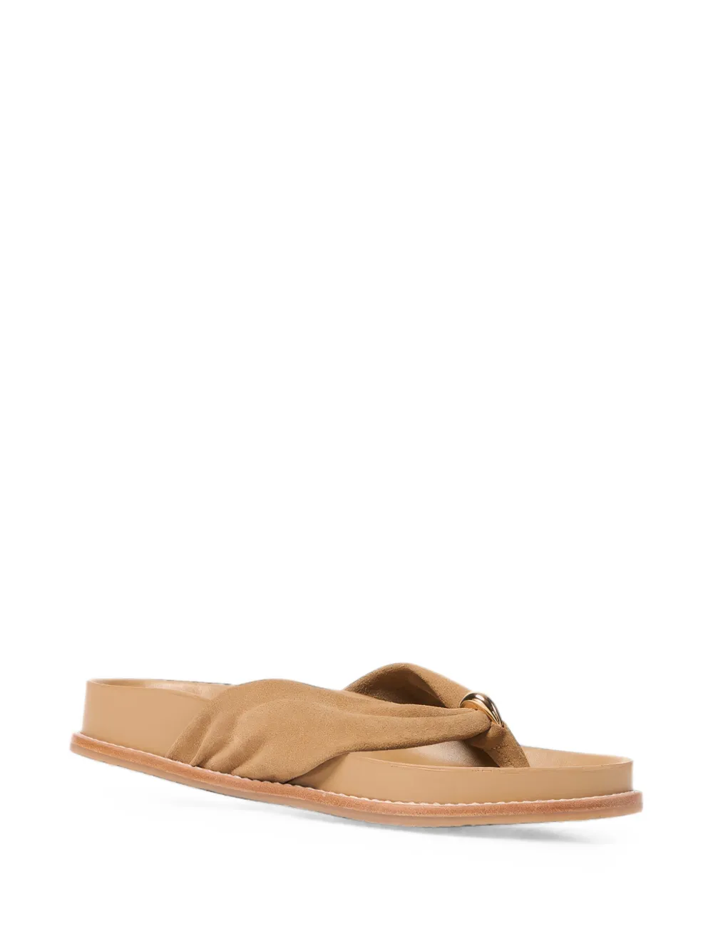 SIMKHAI Stella suede sport sandals Beige