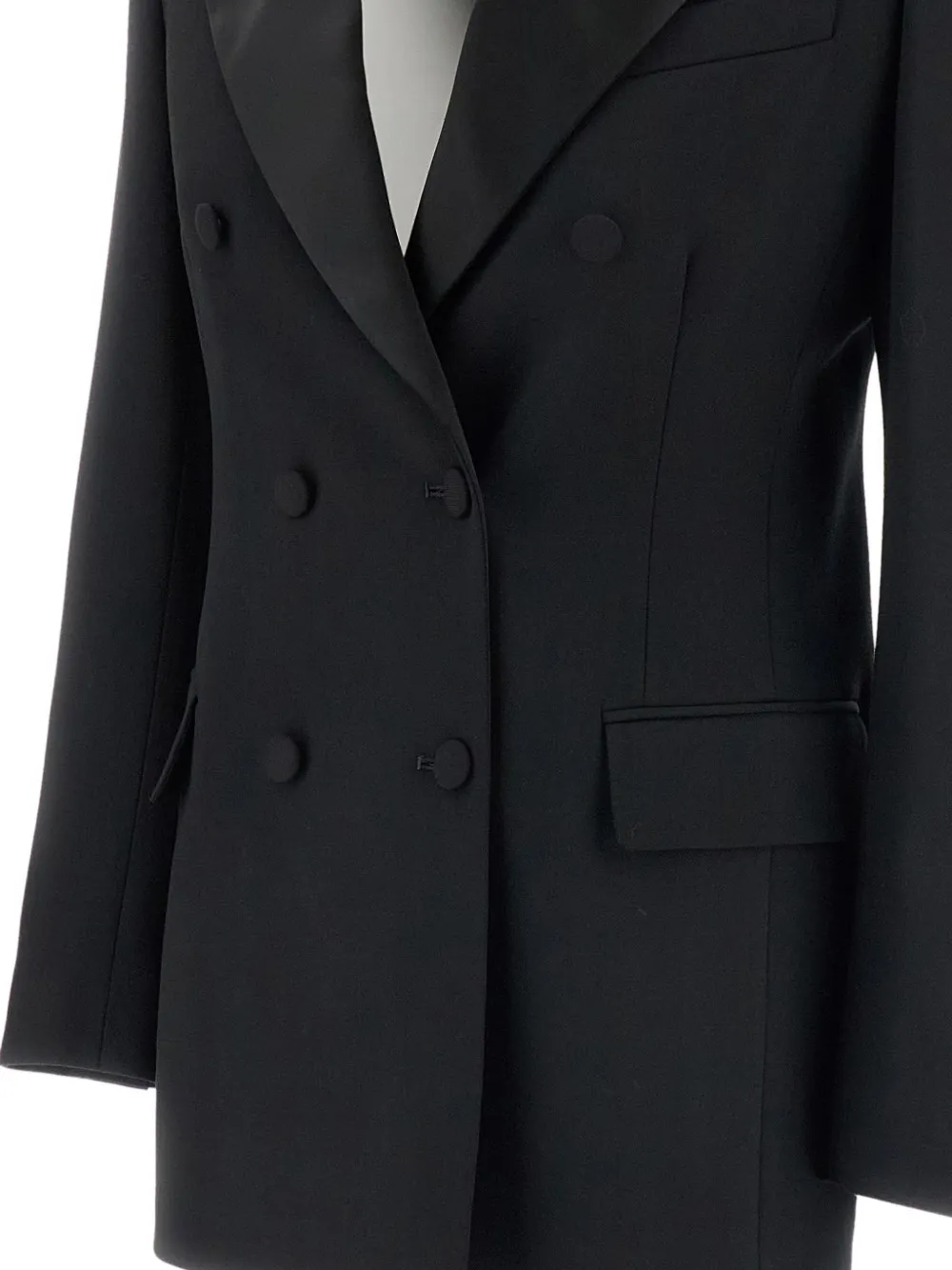 P.A.R.O.S.H. Blazer met dubbele rij knopen Zwart