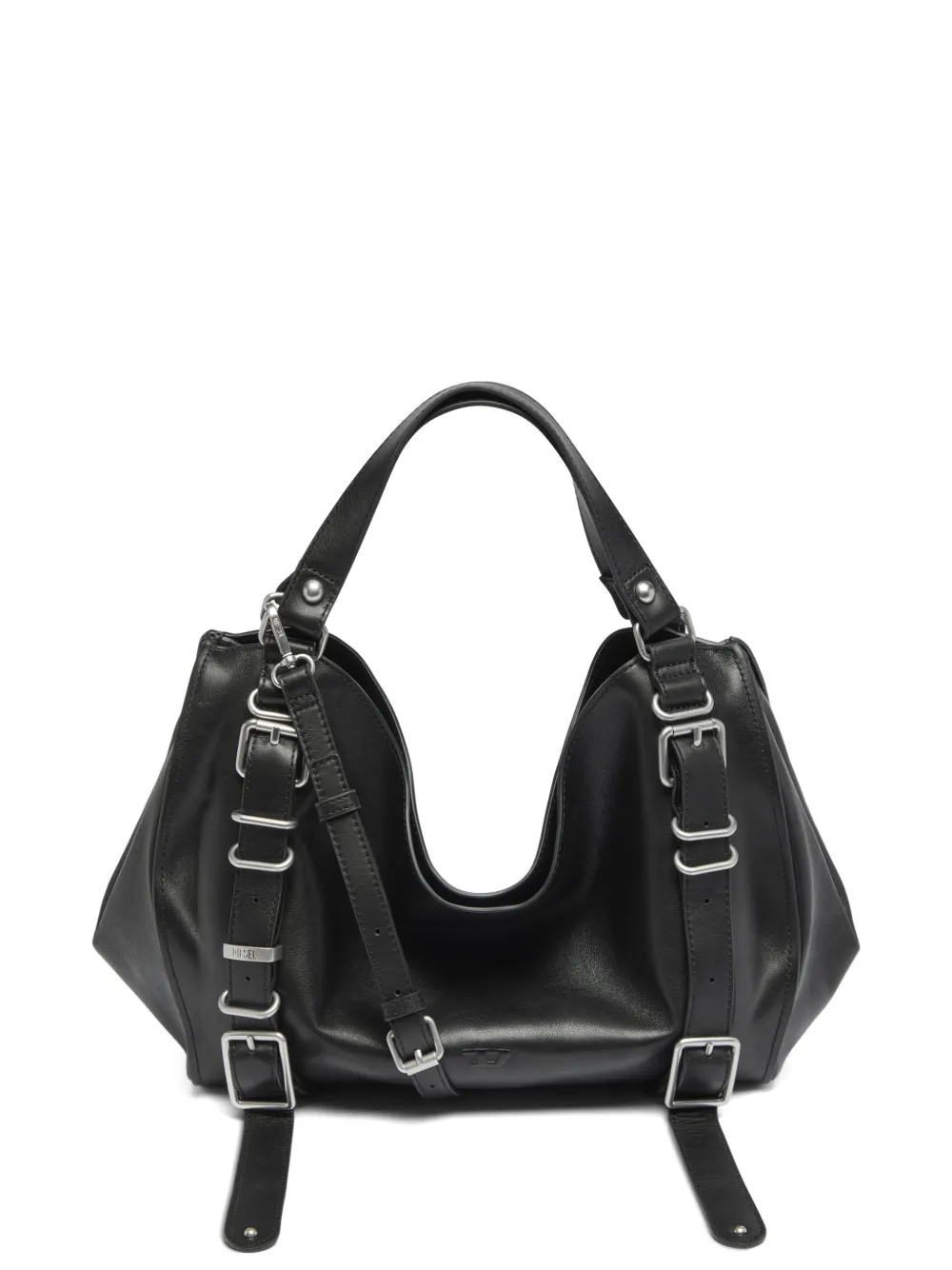 Diesel D-One-Medium top-handle bag in treated-leather · OS