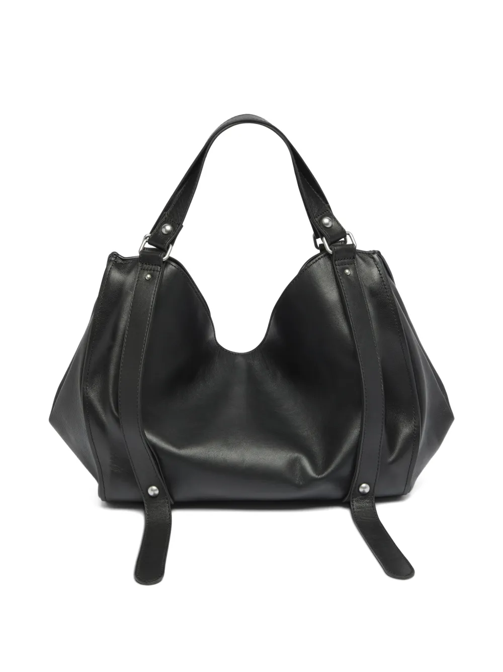 Diesel D-One-Medium top-handle Bag In treated-leather | Black