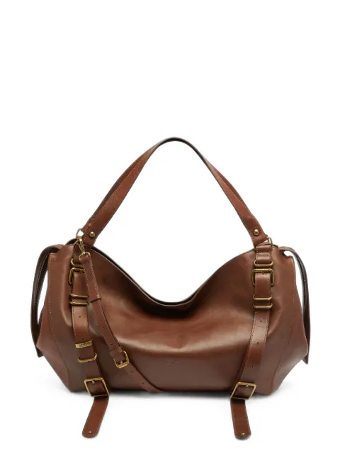 Diesel D-One-Large top-handle bag in treated leather