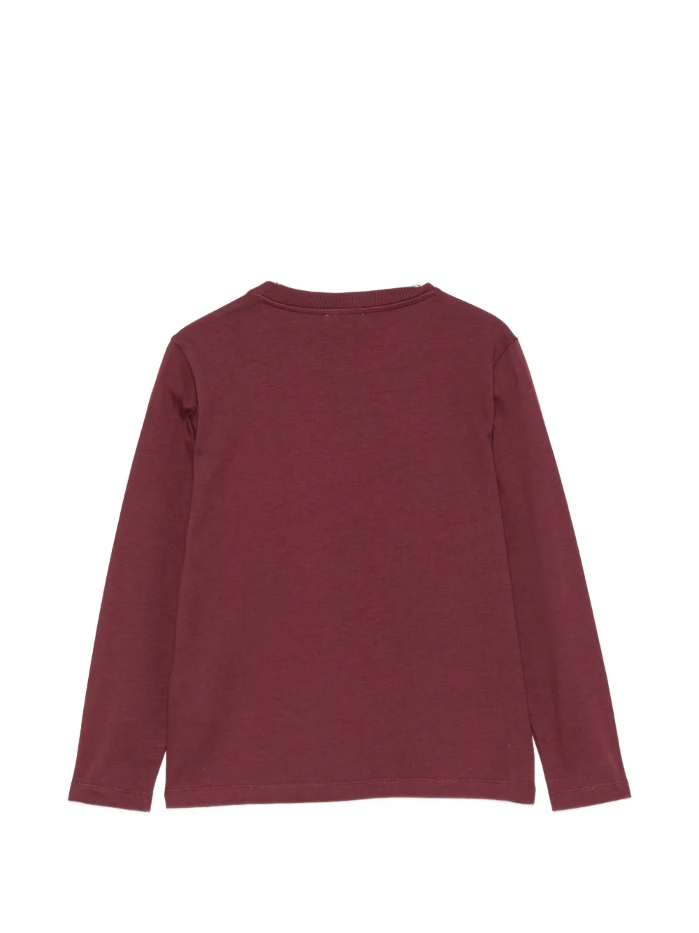 ETRO KIDS T-shirt met paisley-print en lange mouwen Rood
