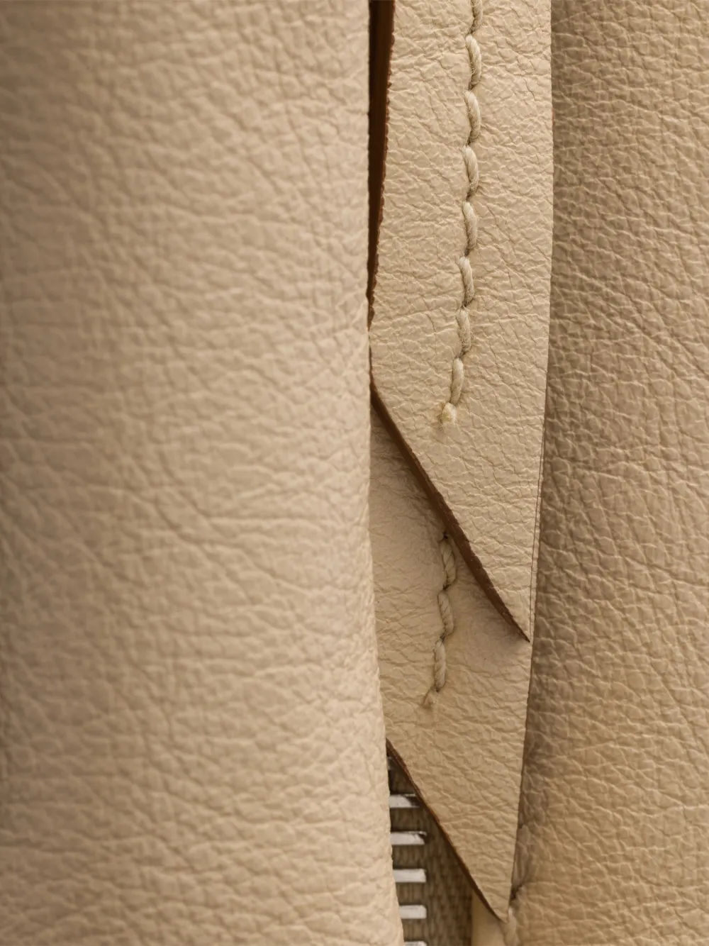 Prada Karin kleine leren tas Beige