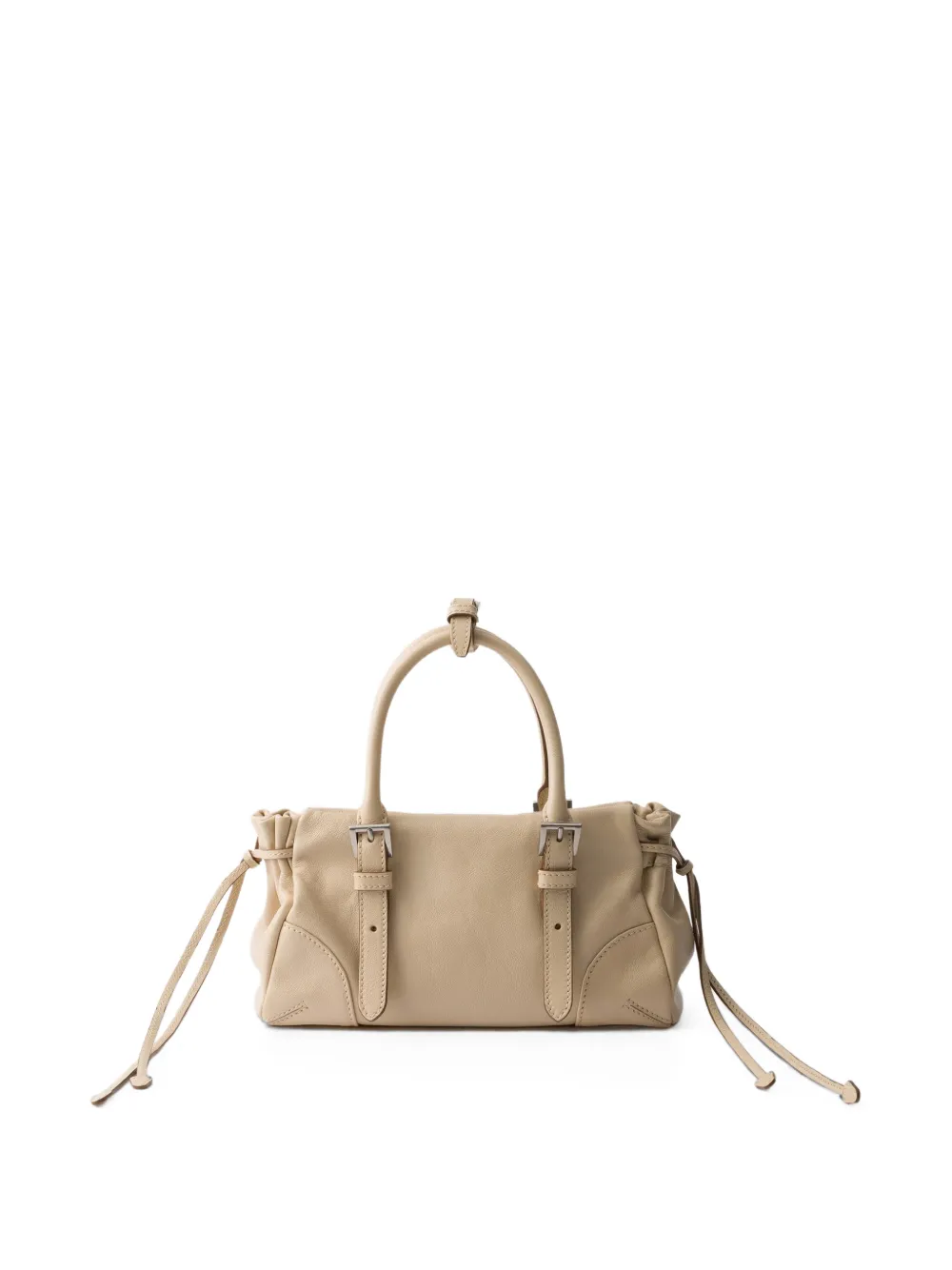 Prada Karin kleine leren tas Beige