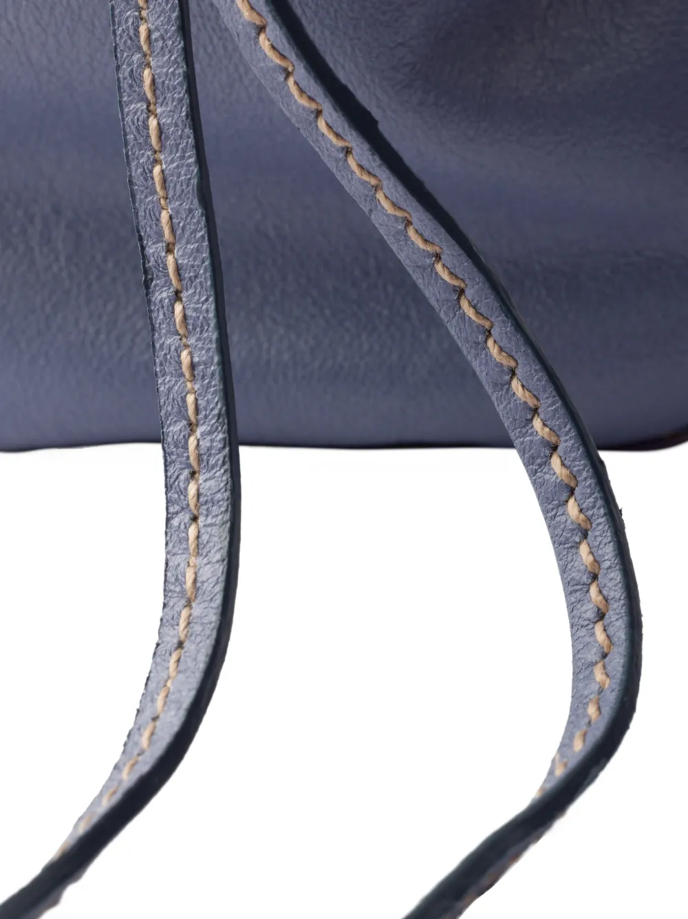 Prada Karin kleine leren tas Blauw