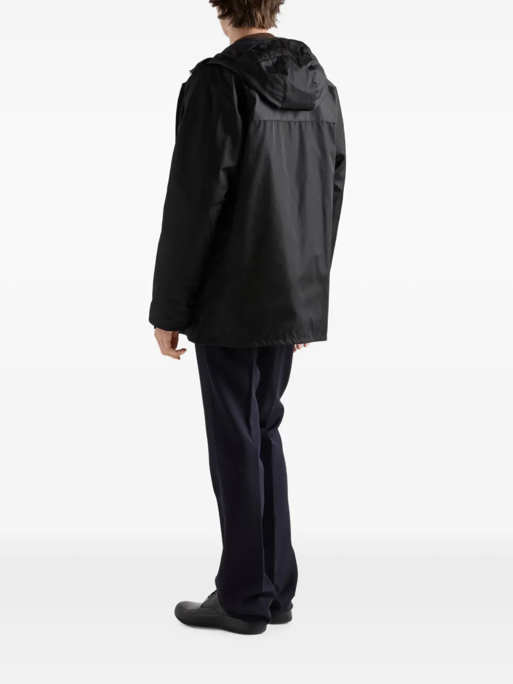 Prada Re-Nylon donsjack Zwart