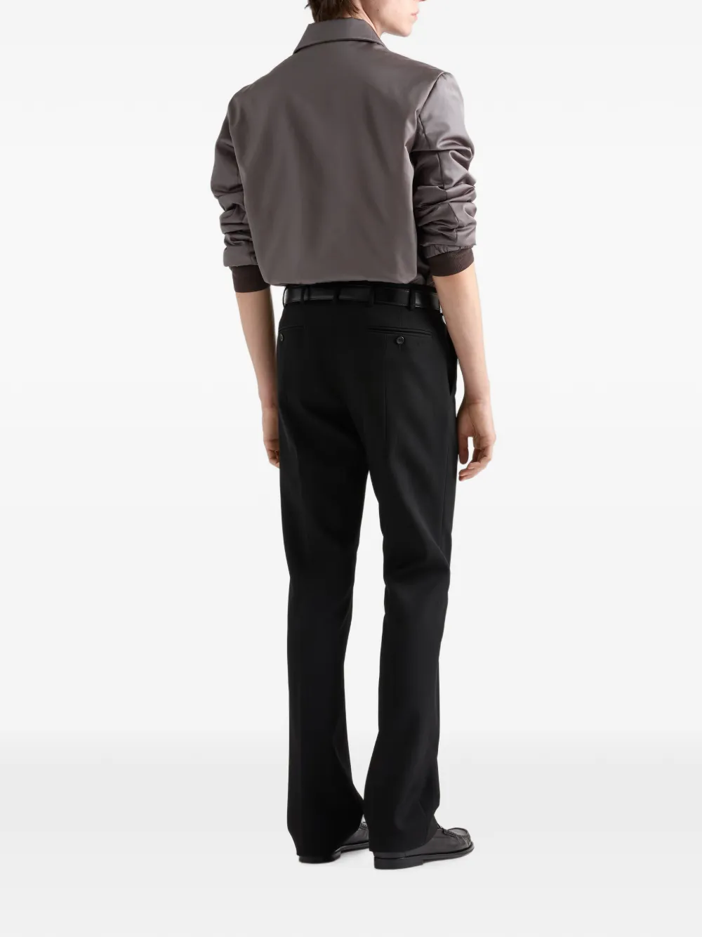 Prada Re-Nylon shirt jacket Grijs