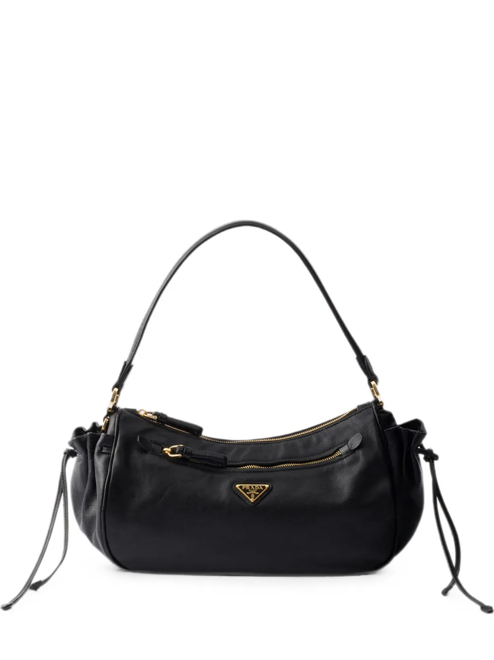 Prada Desiree kleine leren tas Zwart