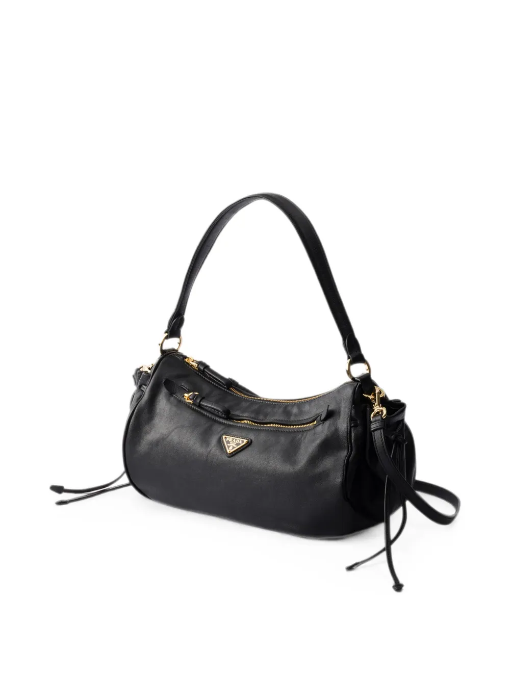 Prada Desiree kleine leren tas Zwart