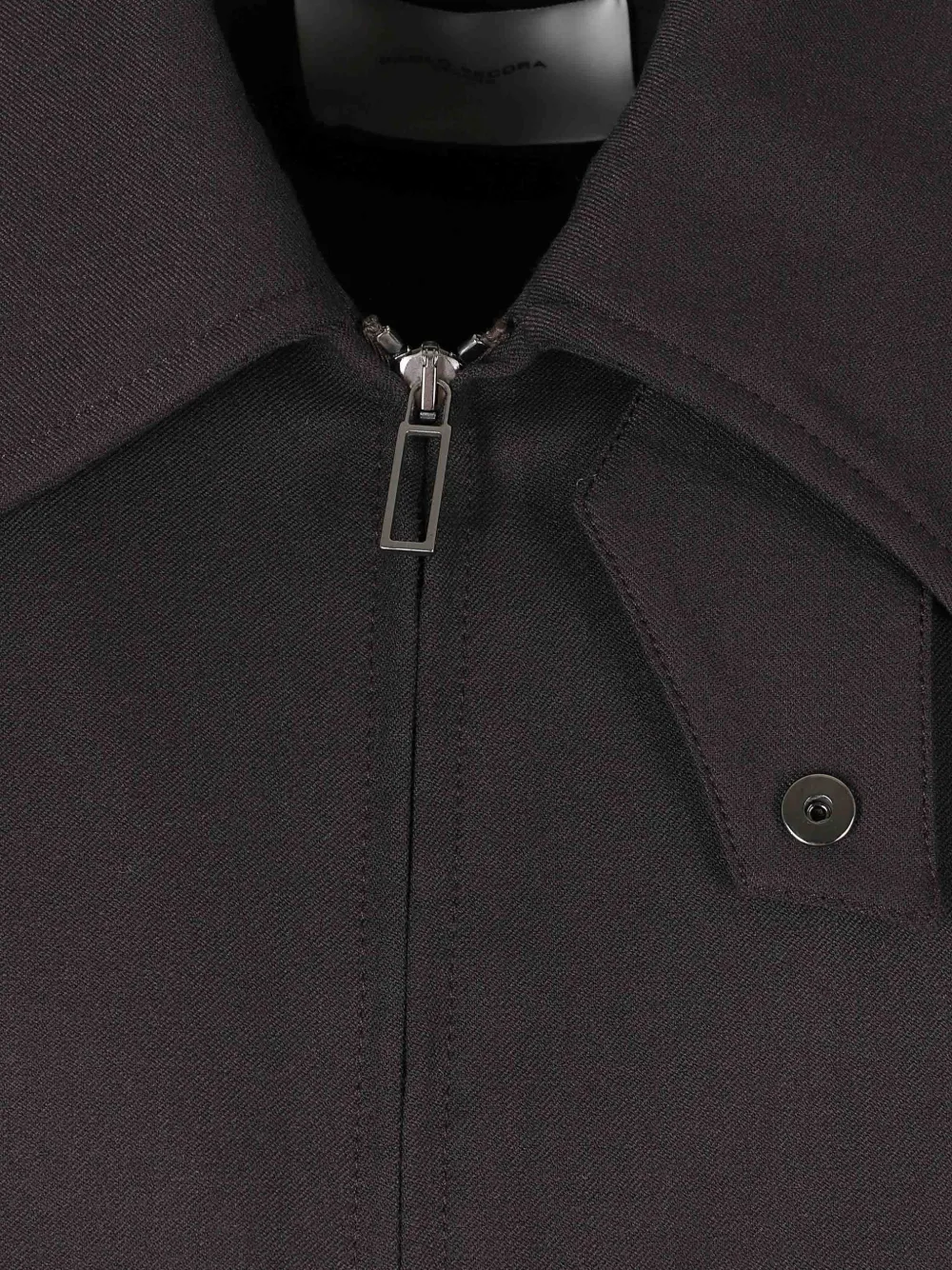 Paolo Pecora zip-up collared jacket Bruin