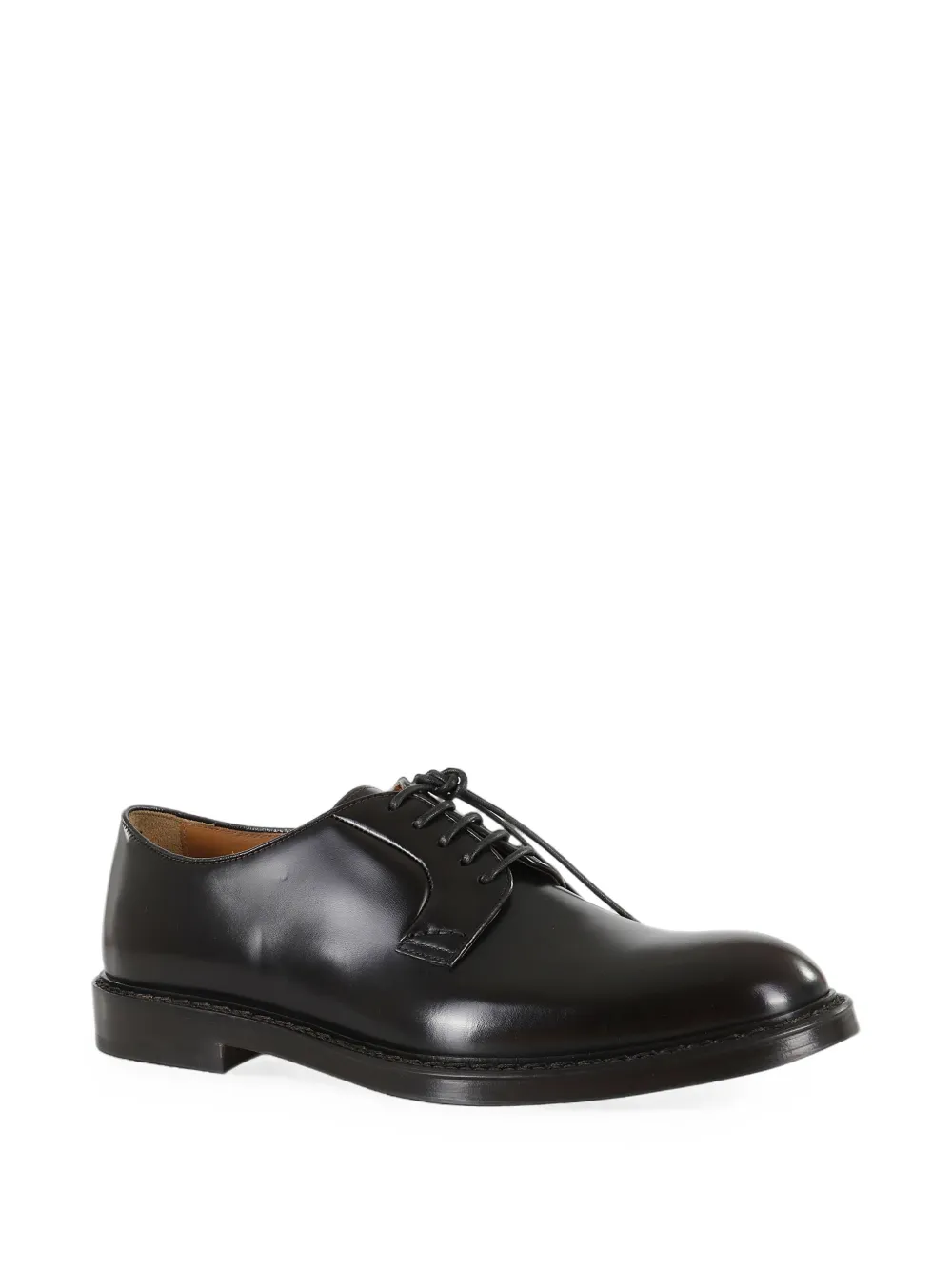 Doucal's leather Derby shoes Zwart
