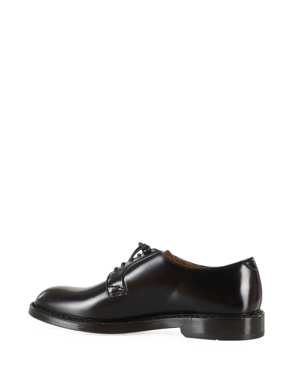 Doucal's leather Derby shoes Zwart