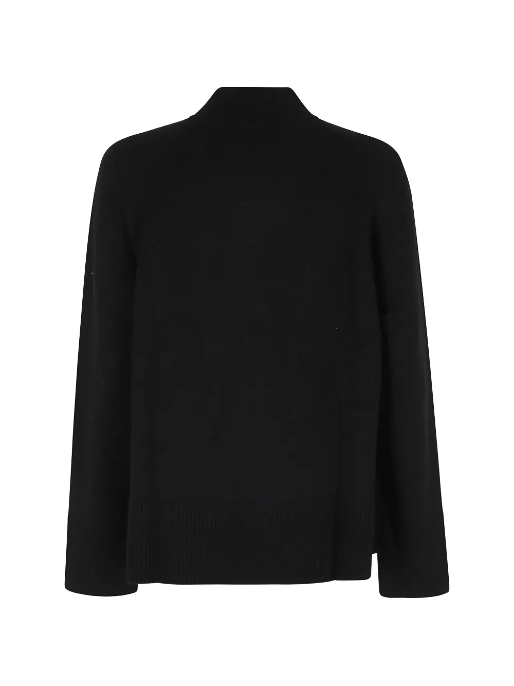Seventy half-zip raglan-sleeve sweater Zwart