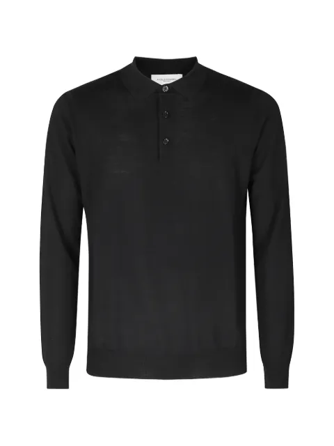Paolo Pecora long-sleeve wool polo shirt