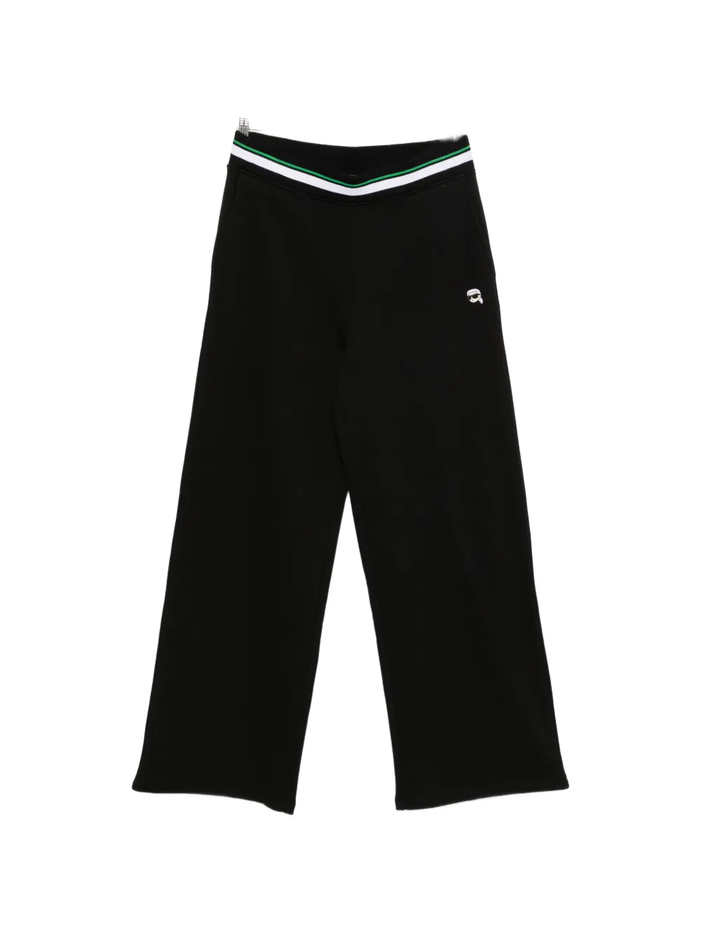 Karl Lagerfeld Ikon wide-leg track pants - Nero