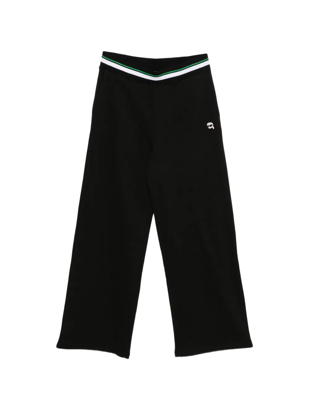 Karl Lagerfeld Ikon wide-leg track pants - Nero