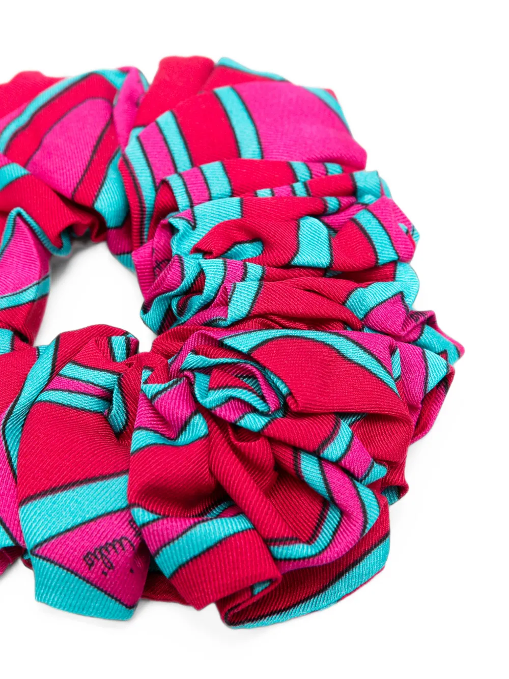 PUCCI Junior Scrunchie met Marmo-print Roze