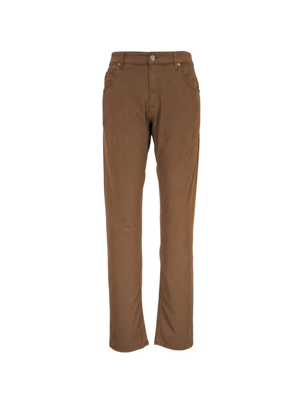PT Torino straight-leg five-pocket trousers - Marrone