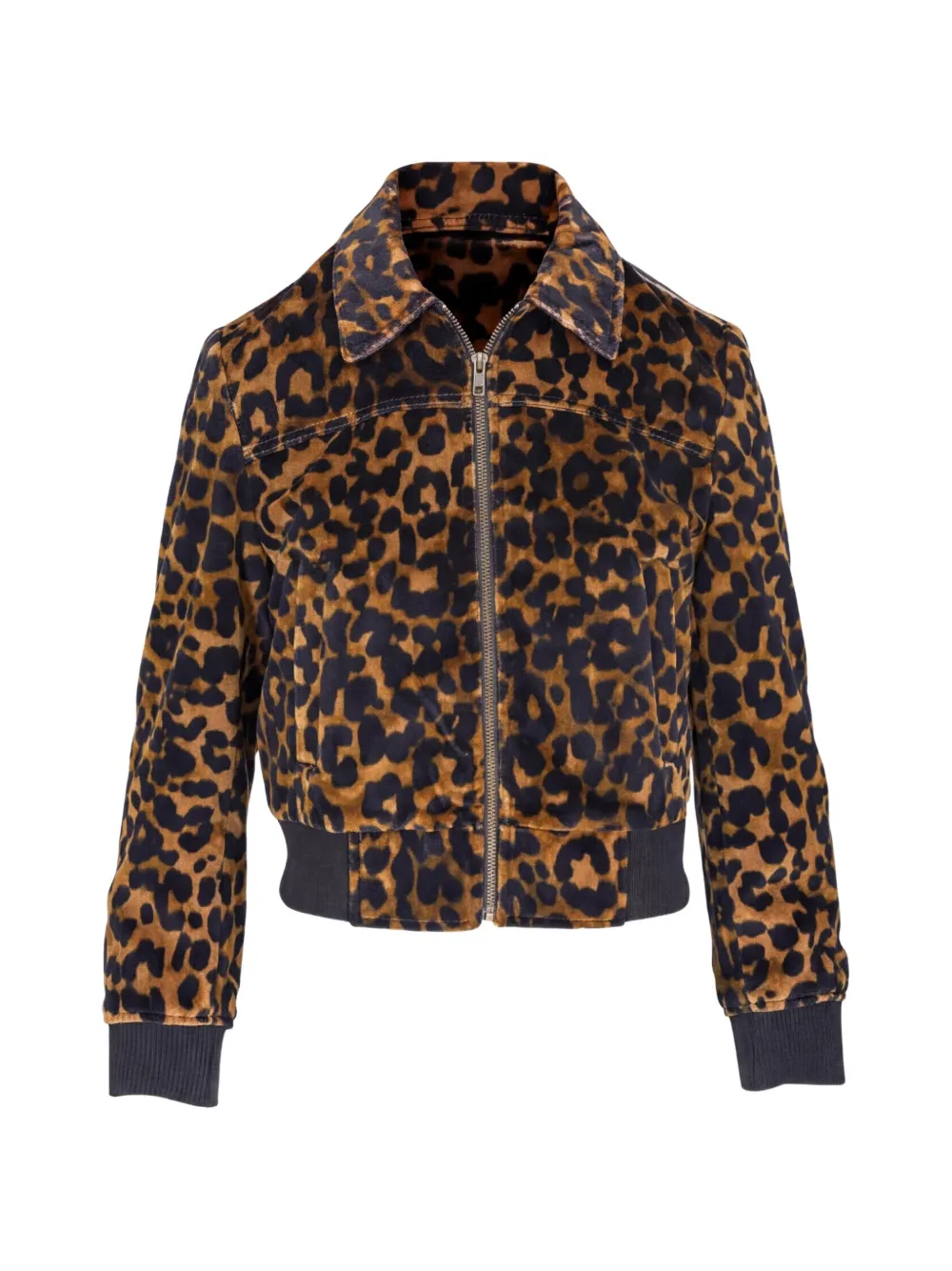 R13 Berlin leopard-print jacket - Braun