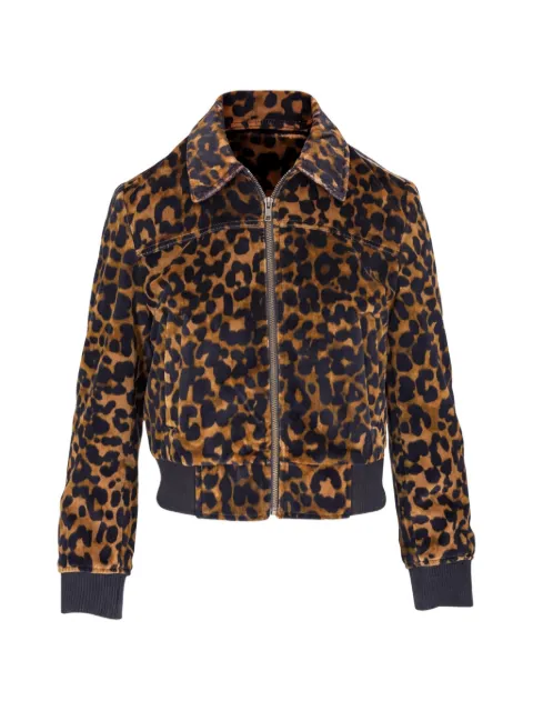 R13 Berlin leopard-print jacket
