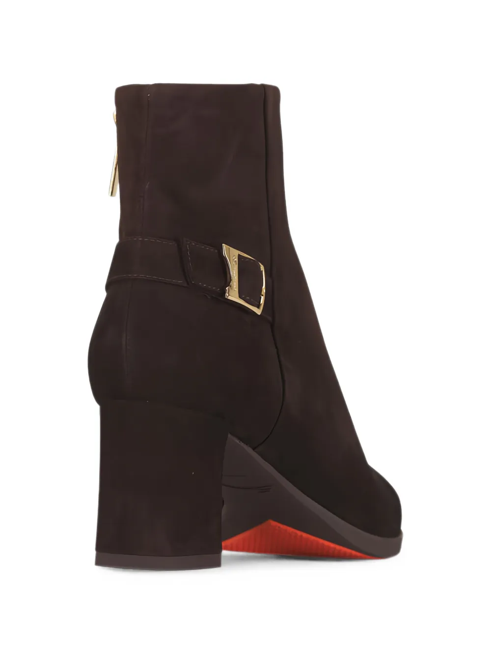 Santoni buckle-detail pointed-toe boots Bruin