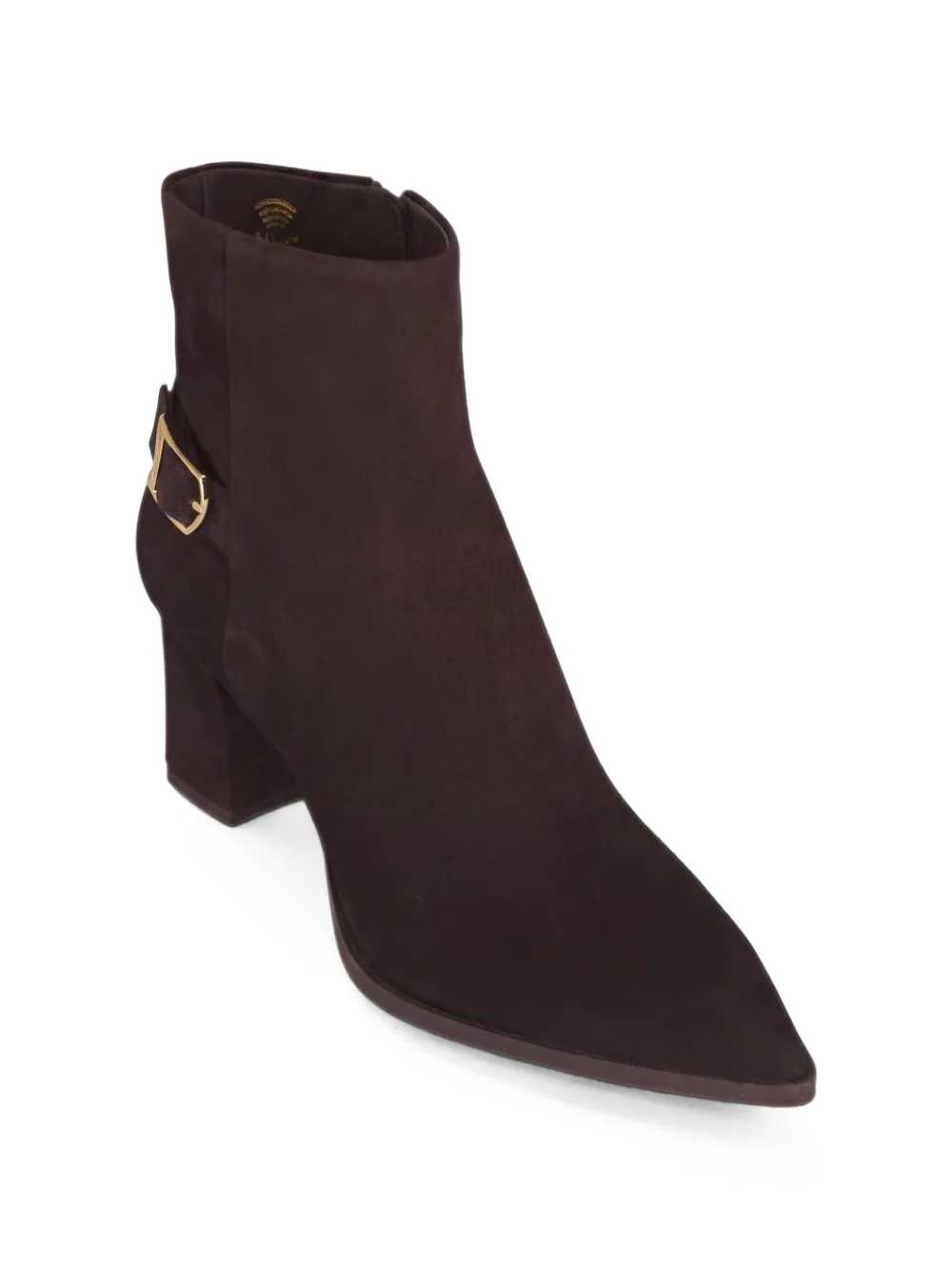 Santoni buckle-detail pointed-toe boots Bruin